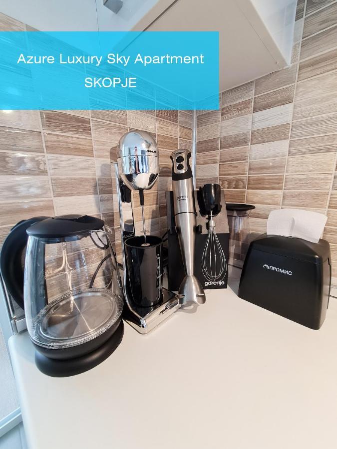 Azure Luxury Sky Apartment Скопье Экстерьер фото