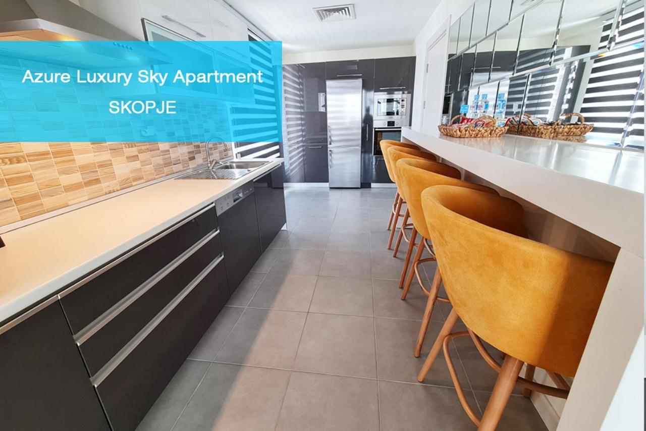 Azure Luxury Sky Apartment Скопье Экстерьер фото