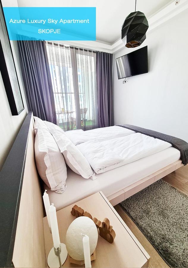 Azure Luxury Sky Apartment Скопье Экстерьер фото