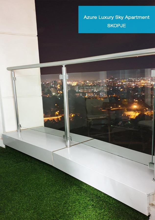 Azure Luxury Sky Apartment Скопье Экстерьер фото