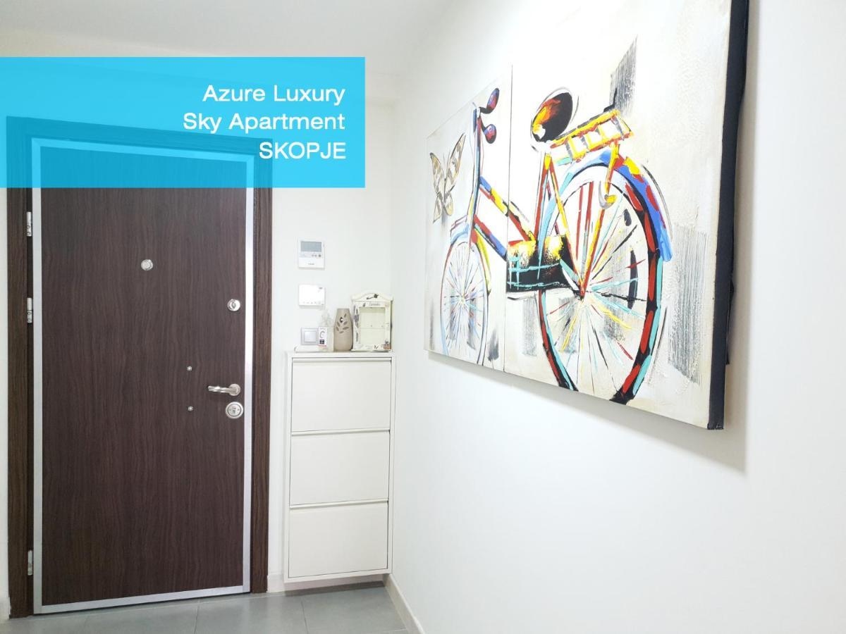 Azure Luxury Sky Apartment Скопье Экстерьер фото