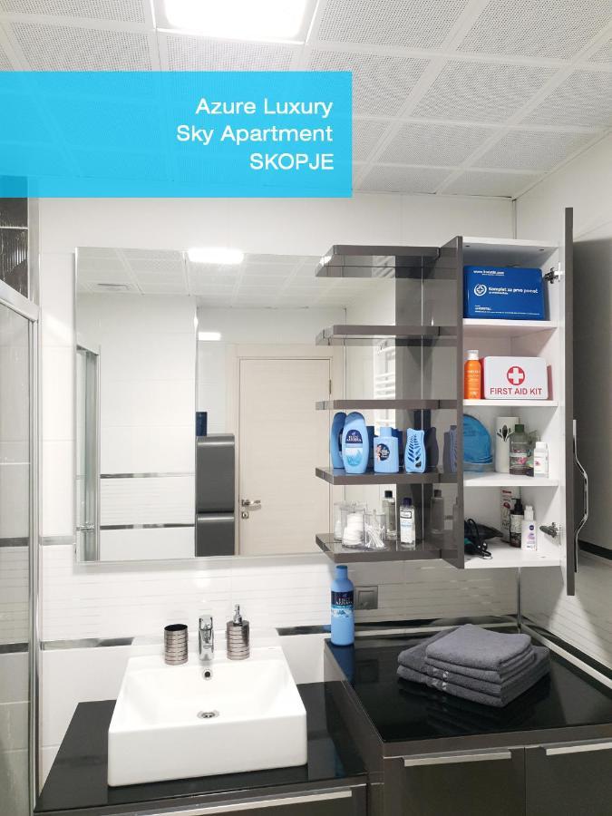 Azure Luxury Sky Apartment Скопье Экстерьер фото